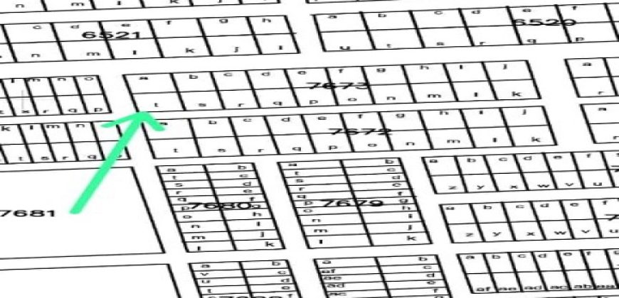 Parcelle 400 m², sur 2 voies Hôpital de Référence