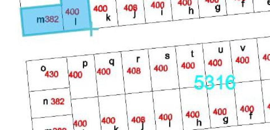 2 Parcelles Collées de 382 m² et 400 m², Nord-Est de l’Hôpital de Référence