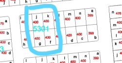 4 Parcelles de  400 m² sur une Voie de 15 m