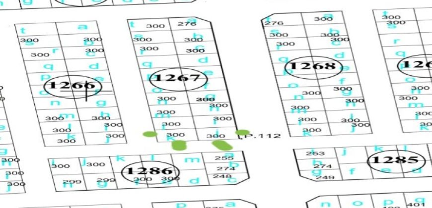 2 Parcelles de 300 m² sur 3 voies