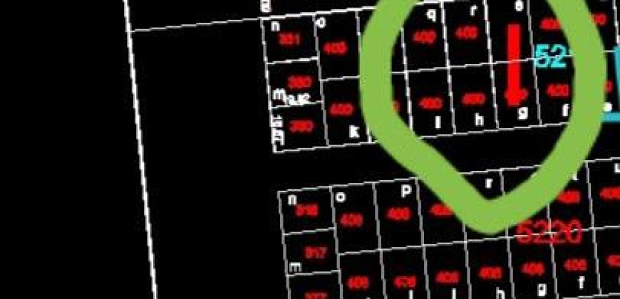2 Parcelles de 400 m² Chacune, derrière l’Hôpital de Référence
