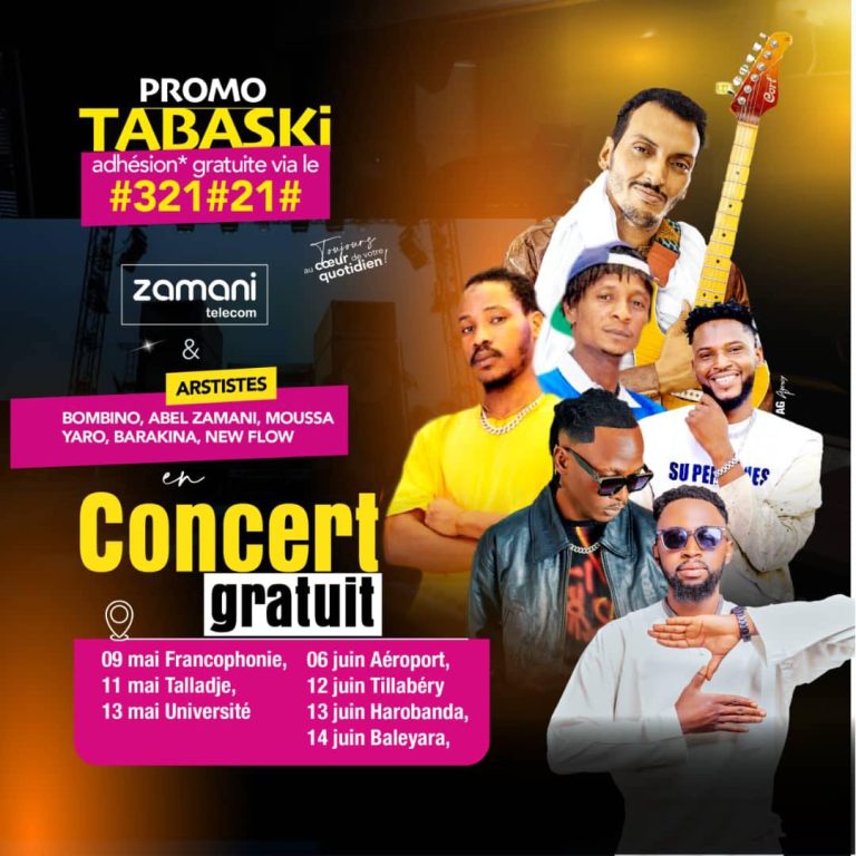 CONCERT GRATUIT BAMBINO, BARAKINA, ABEL ZAMANI, MOUSSA YARO ET LA FORMATION NEW FLOW