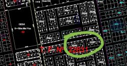 Terrain Clôturé de 300 m²,  à l’Est de CEG 6