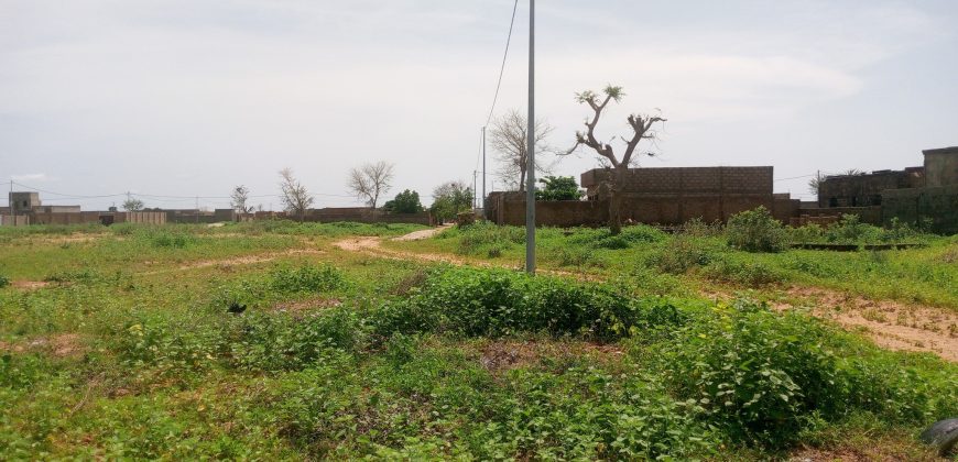 Parcelle 200 m² sur une Voie de 10 m