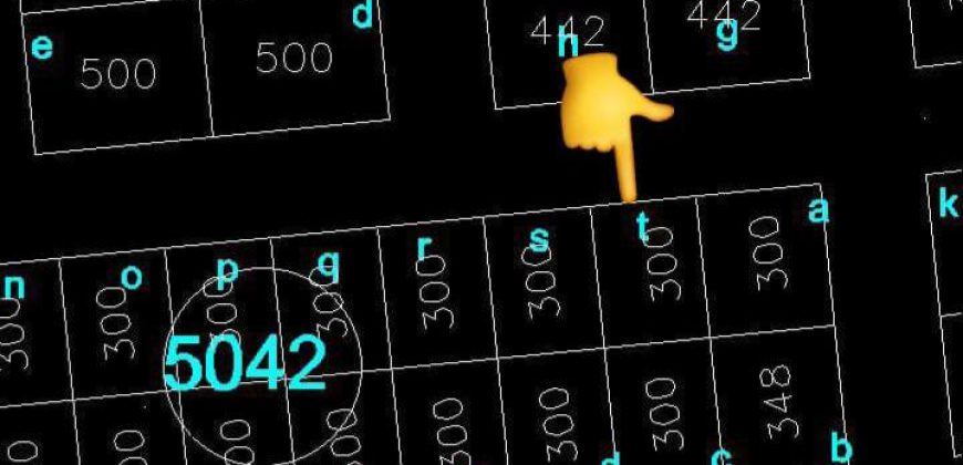 Parcelle 400 m², Îlot 3875 / Q sur une voie de 10 m