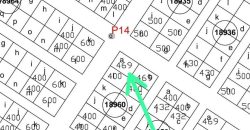 Terrain Urbain Clôturée, 469 m², Lotissement – SATU