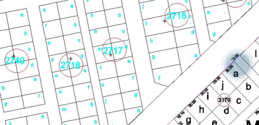 Parcelle de 220 m², Zone Habitable avec Électricité