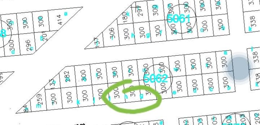 Parcelle de 300 m² près de la Voie Bitumée de 50 m