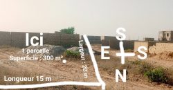 Deux Parcelles (2×300 m²) Collées, Est du quartier Zarya