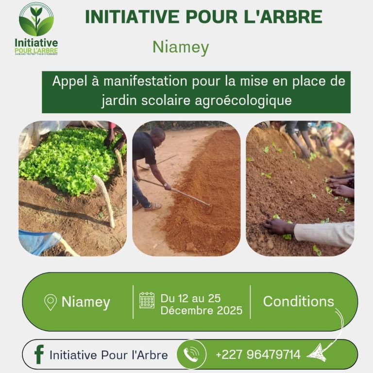 INITIATIVE POUR L’ARBRE : MISE À L’ÉCHELLE DES JARDINS DE CASES AGROÉCOLOGIQUES AU PROFIT DES JEUNES SCOLAIRES