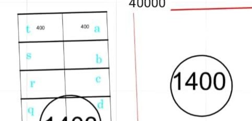 Parcelle de 400 m², Zone proche du Village Namaroua