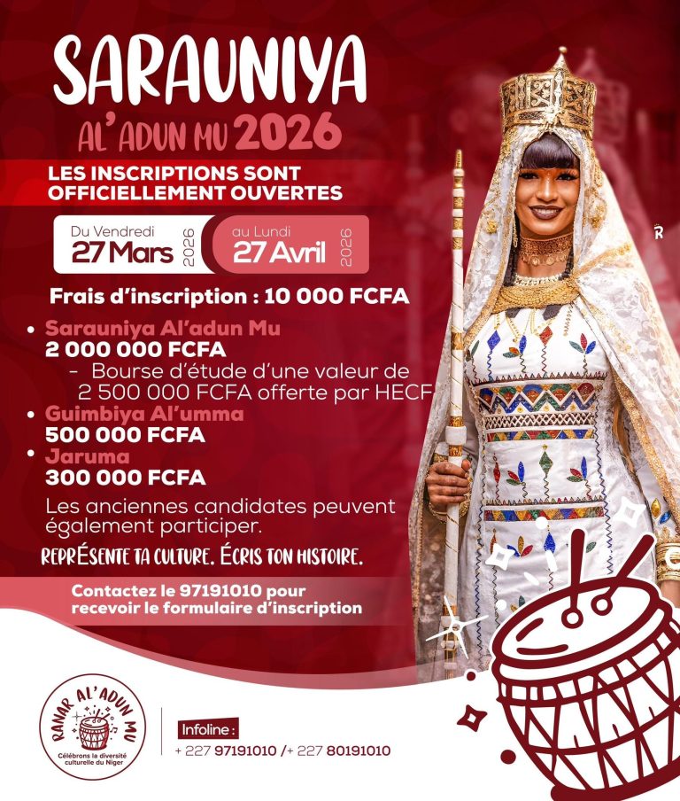 INSCRIPTIONS AU SARAUNIYA AL’ADUN MU 2026