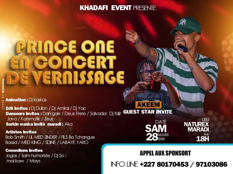 PRINCE ONE EN CONCERT DE VERNISSAGE