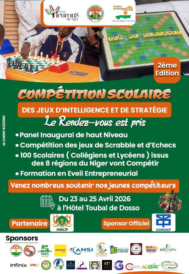 COMPÉTITION SCOLAIRE DES JEUX D’INTELLIGENCE ET DE STRATÉGIE – 2ÈME ÉDITION
