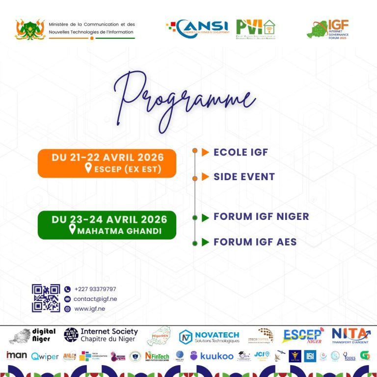 INTERNET GOVERNANCE FORUM NIGER – 2ÈME ÉDITION