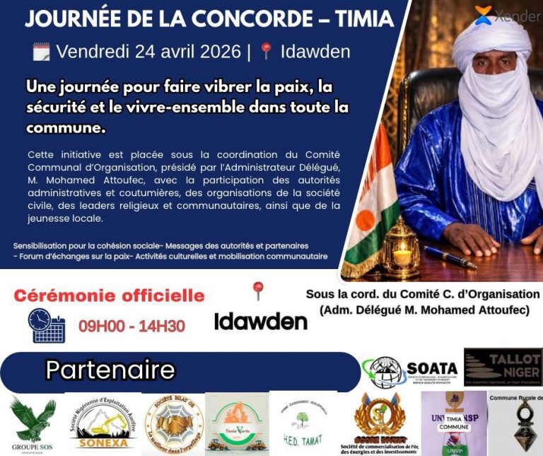 JOURNÉE DE LA CONCORDE – TIMIA