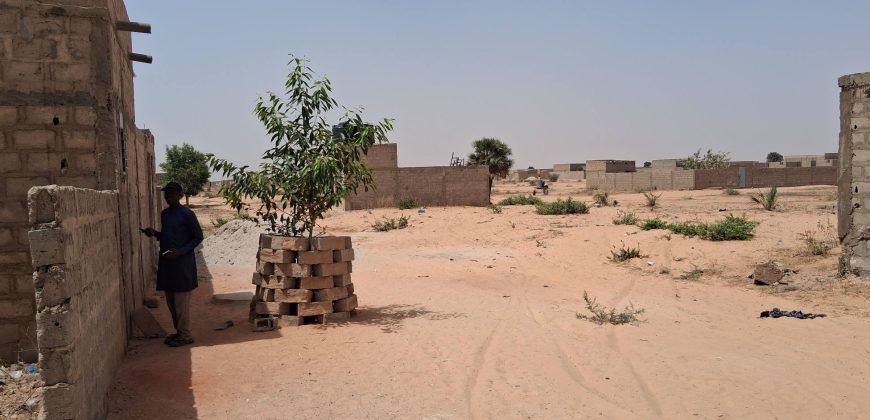 Parcelle de 200 m², Eau de Forage Disponible