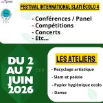 FESTIVAL INTERNATIONAL SLAM ÉCOLO – 4ᵉ ÉDITION