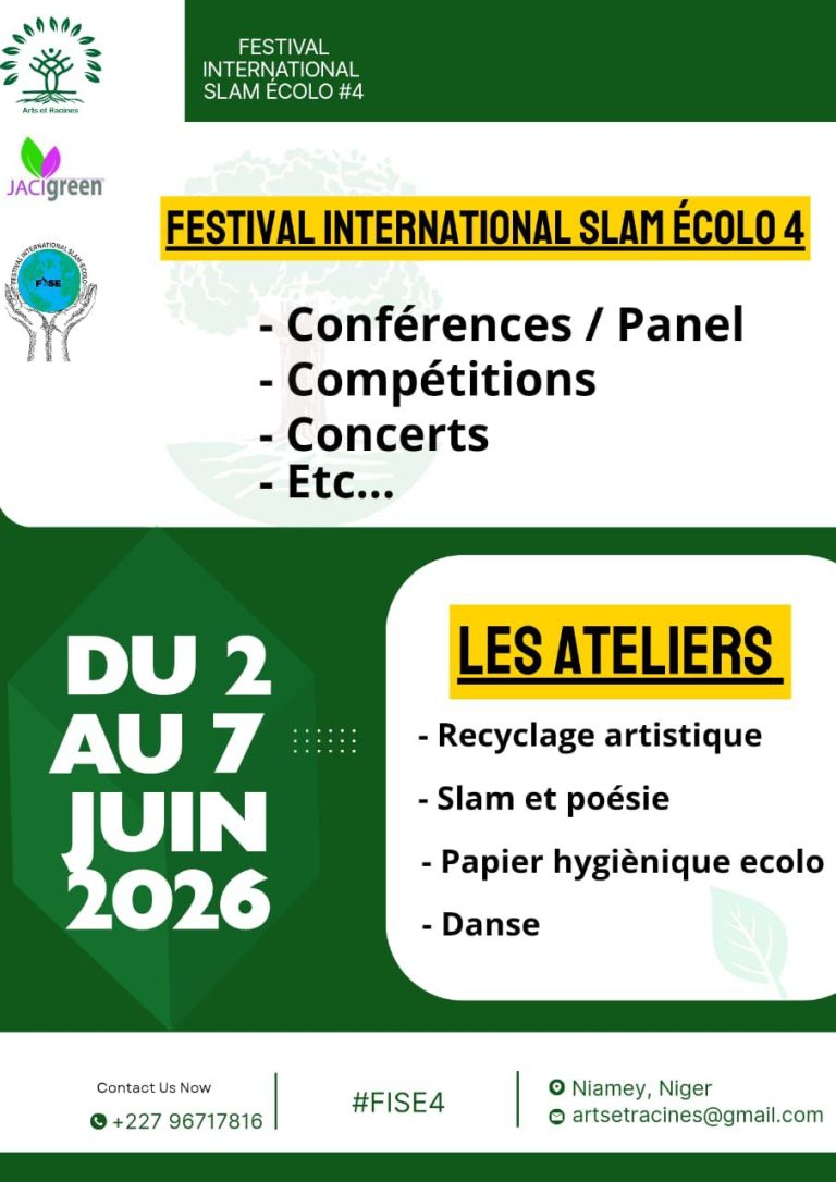 FESTIVAL INTERNATIONAL SLAM ÉCOLO – 4ᵉ ÉDITION