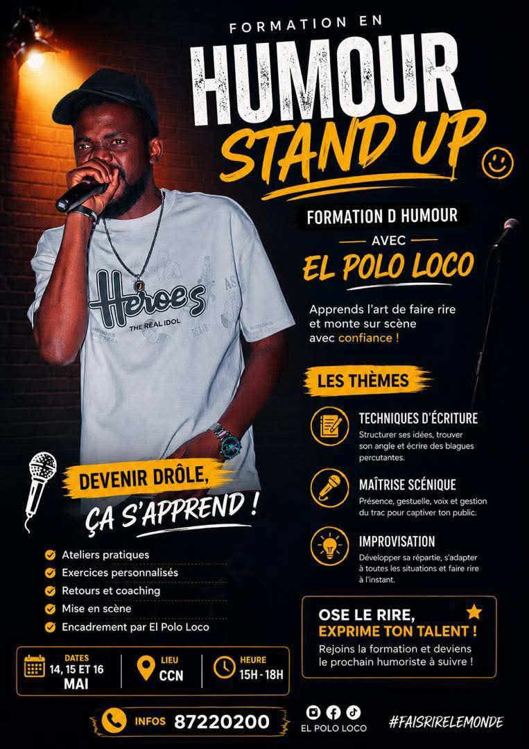 FORMATION EN HUMOUR STAND UP AVEC “EL POLO LOCO OFFISHIAL”