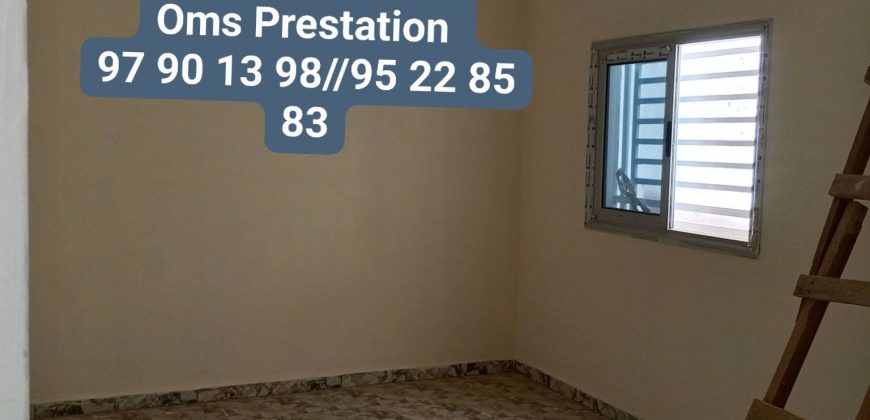 Immeuble R+1 de 4 Appartements, 1 et 2 Chambres