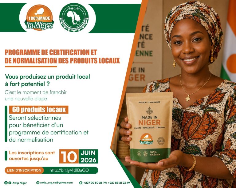 PROGRAMME DE NORMALISATION ET DE CERTIFICATION DES PRODUITS LOCAUX