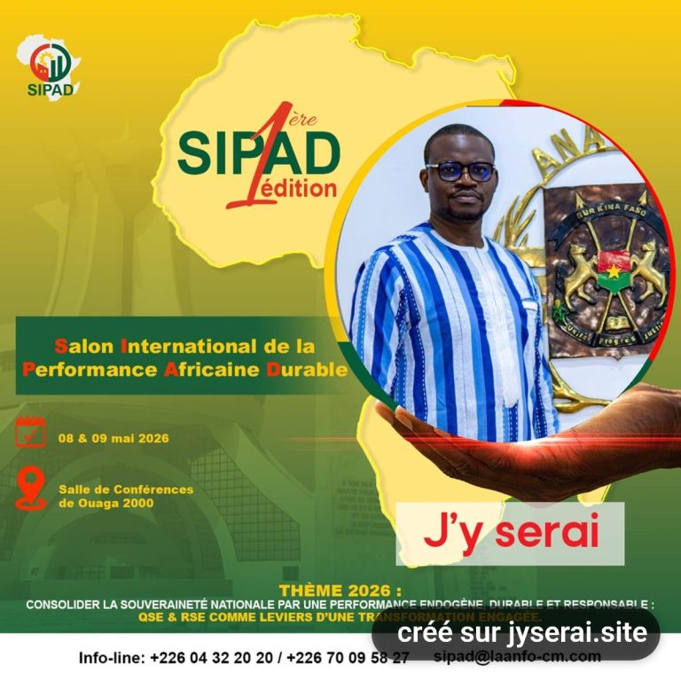 SALON INTERNATIONAL DE LA PERFORMANCE AFRICAINE DURABLE (SIPAD) – 1ʳᵉ ÉDITION