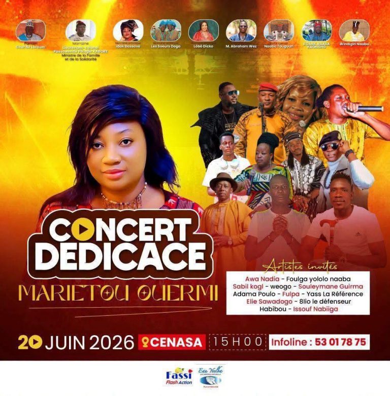 CONCERT DÉDICACE DE L’ARTISTE MARIETOU OUERMI