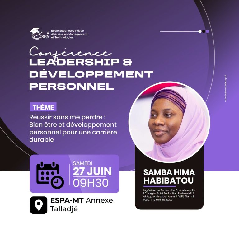 CONFÉRENCE LEADERSHIP & DÉVELOPPEMENT PERSONNEL : RÉUSSIR SANS ME PERDRE