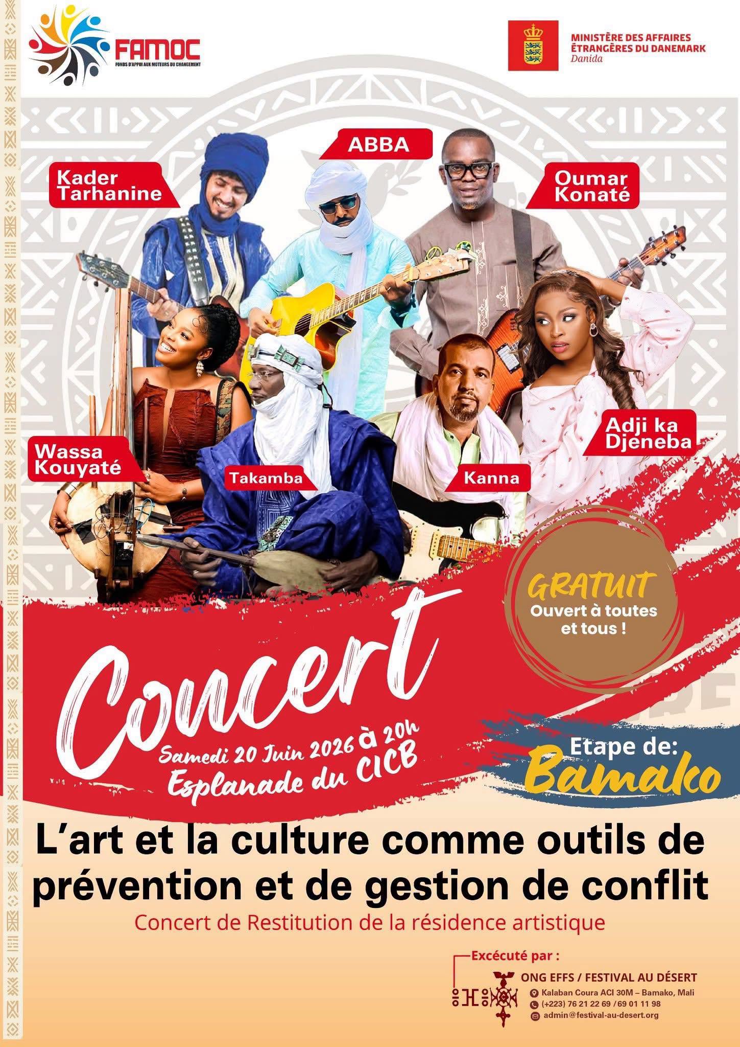GRAND CONCERT POUR LA PAIX ET LA COHÉSION SOCIALE