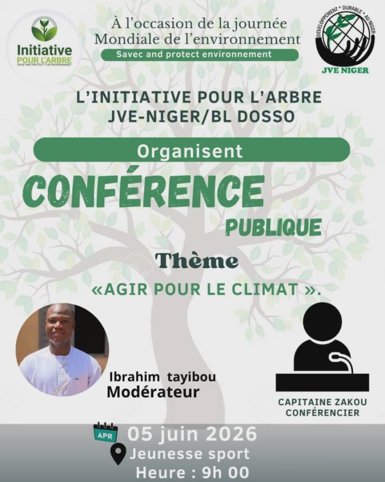 INITIATIVE POUR L’ARBRE ET JVE NIGER : AGIR POUR LE CLIMAT