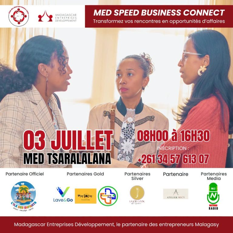 MED SPEED BUSINESS CONNECT : TRANSFORMEZ VOS RENCONTRES EN OPPORTUNITÉS D’AFFAIRES