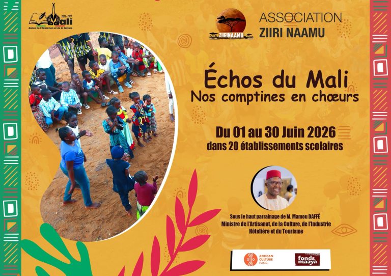 TOURNÉE CULTURELLE ET ÉDUCATIVE – ÉCHOS DU MALI : NOS COMPTINES EN CHOEURS