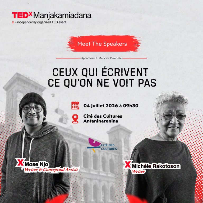 TEDX MANJAKAMIADANA – MEETTHESPEAKERS : MOSE NJO & MICHÈLE RAKOTOSON
