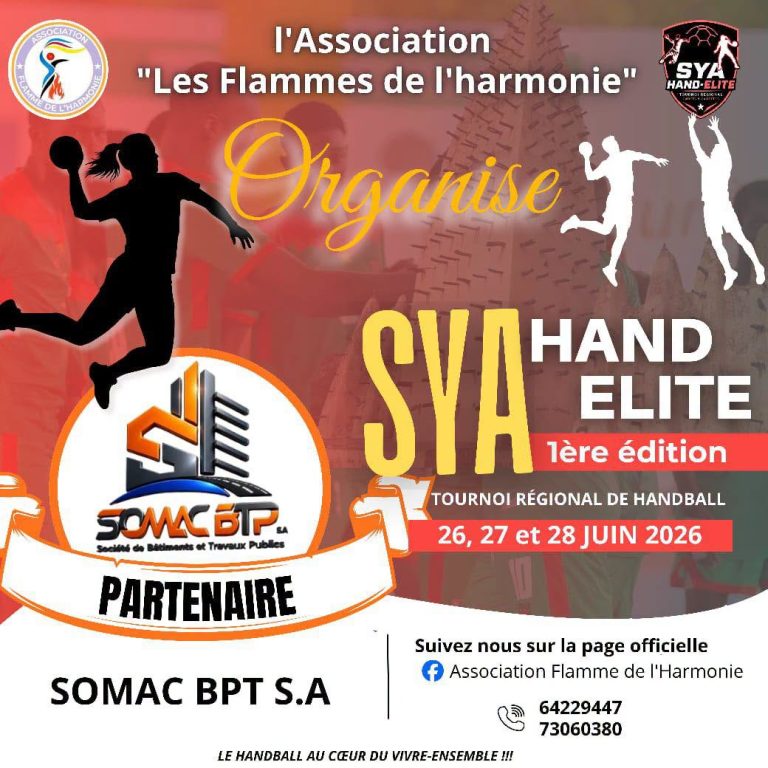 TOURNOI RÉGIONAL DE HANDBALL SYA HAND ELITE – 1ÈRE ÉDITION