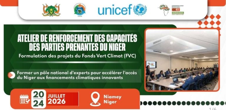 ATELIER DE RENFORCEMENT DES CAPACITÉS DES PARTIES PRENANTES DU NIGER