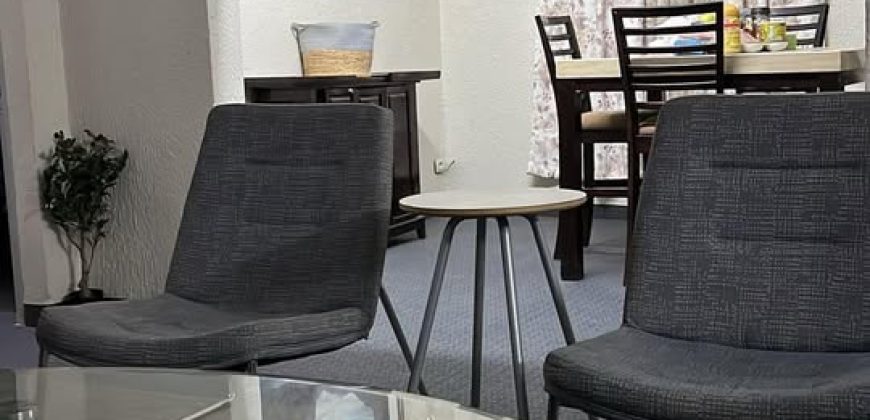 Appartement Meublé 2 Chambres, Salon, proche du Goudron