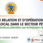 ATELIER : CONNECTER LES OPÉRATEURS PÉTROLIERS AUX ENTREPRISES NIGÉRIENNES