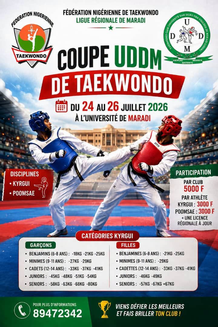 COUPE UDDM DE TAEKWONDO – 5ÈME ÉDITION