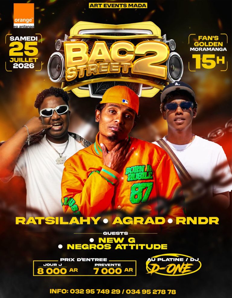 CONCERT BAC2STREET : AVEC RATSILAHY, AGRAD, & RNDR