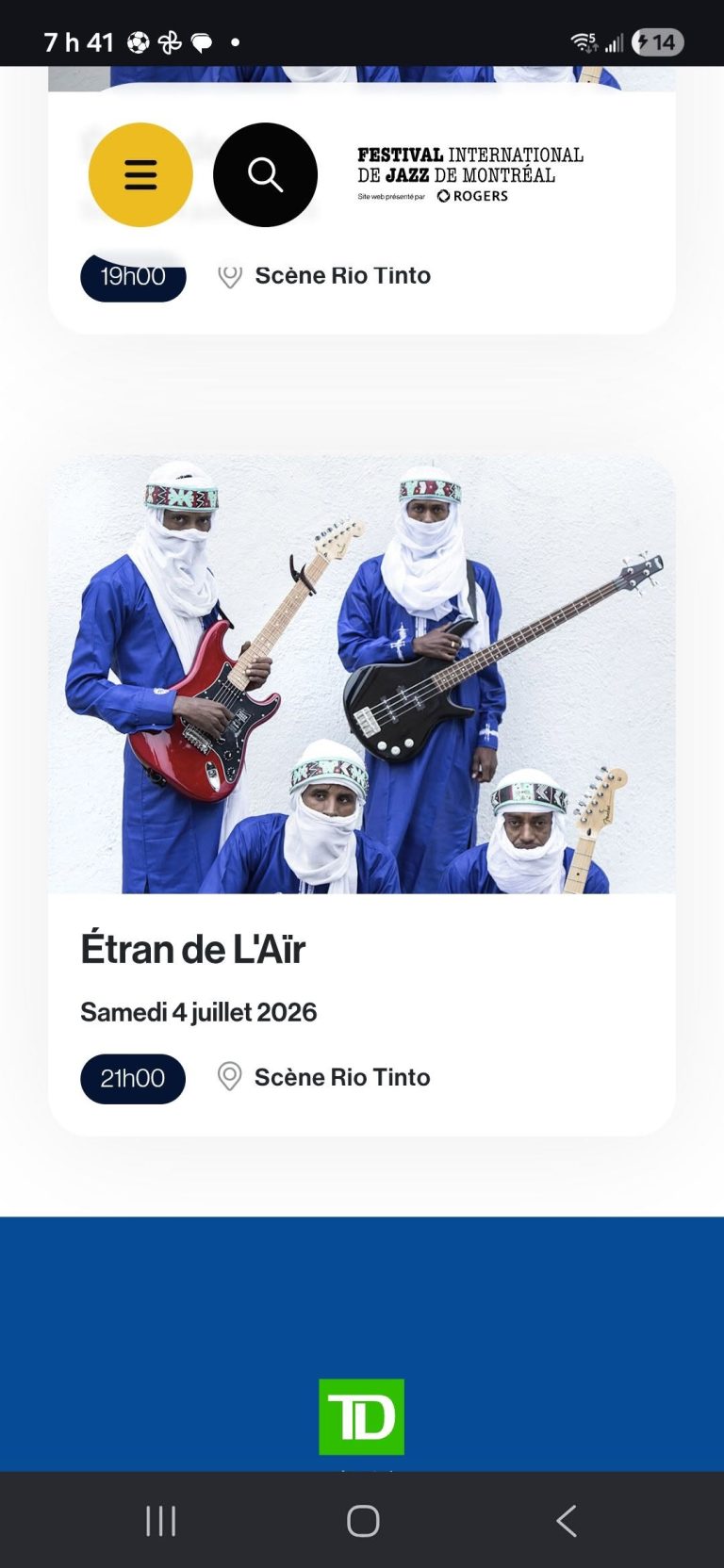 ETRAN DE L’AÏR EN CONCERT