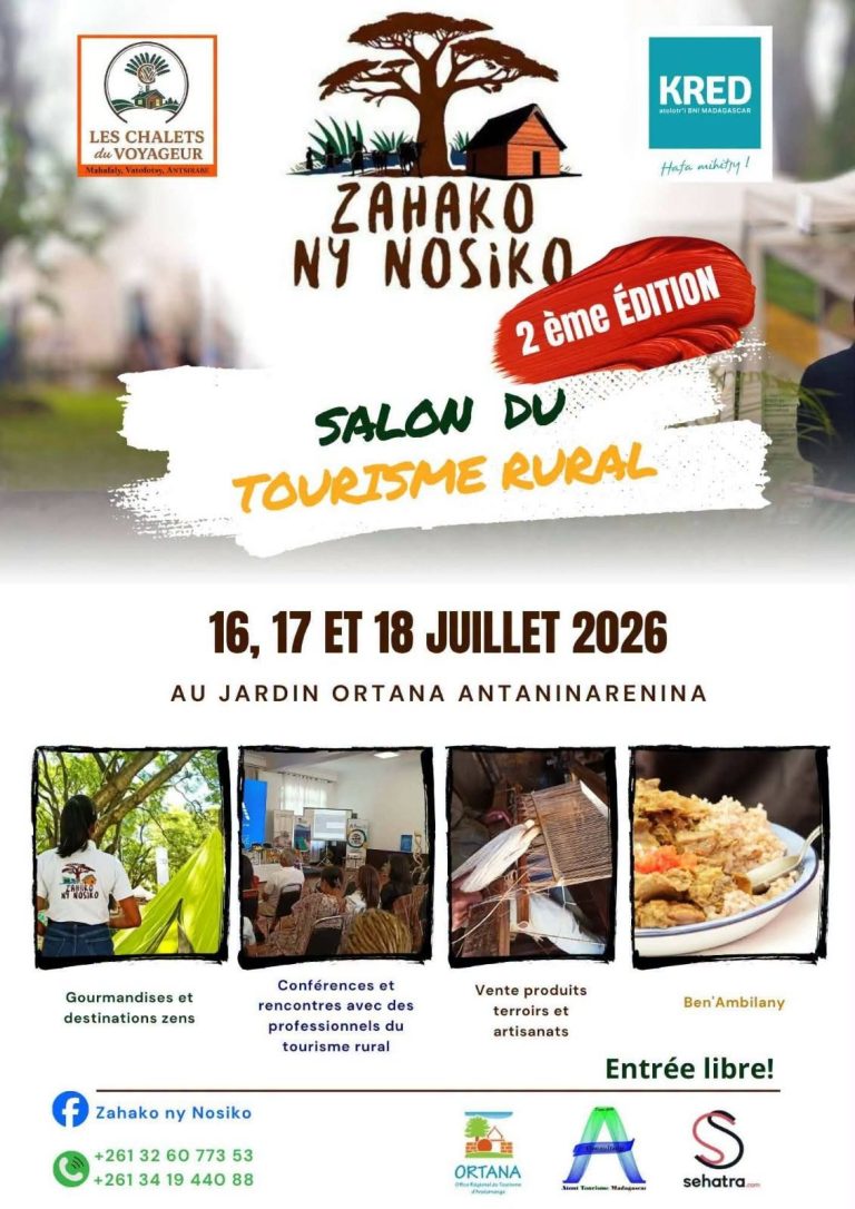 SALON DU TOURISME RURAL « ZAHAKO NY NOSIKO » – 2ÈME ÉDITION