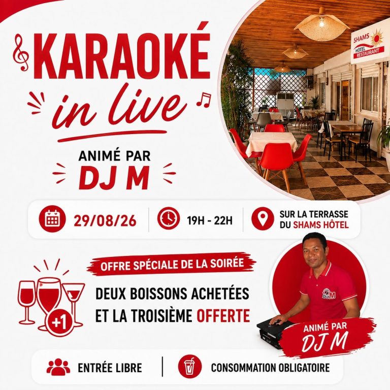 LIVE KARAOKÉ : AMBIANCE MAFANA BE, BYE BYE VACANCES !