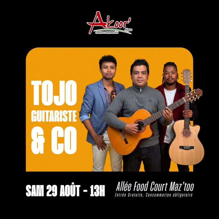 LAISSEZ-VOUS EMPORTER PAR LA MUSIQUE AVEC TOJO GUITARISTE & CO