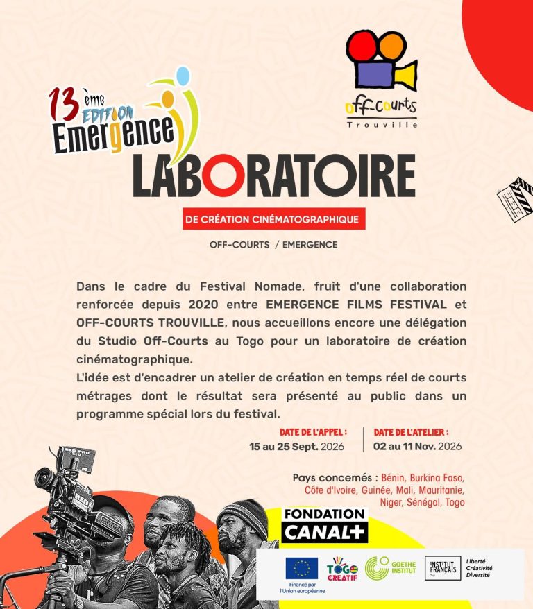 APPEL À CANDIDATURES DU LABORATOIRE DE CRÉATION DE COURTS MÉTRAGES OFF-COURTS X EMERGENCE