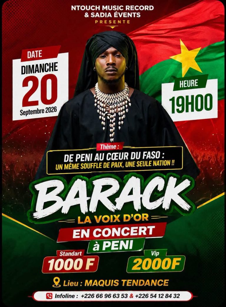 BARACK LA VOIX D’OR EN CONCERT