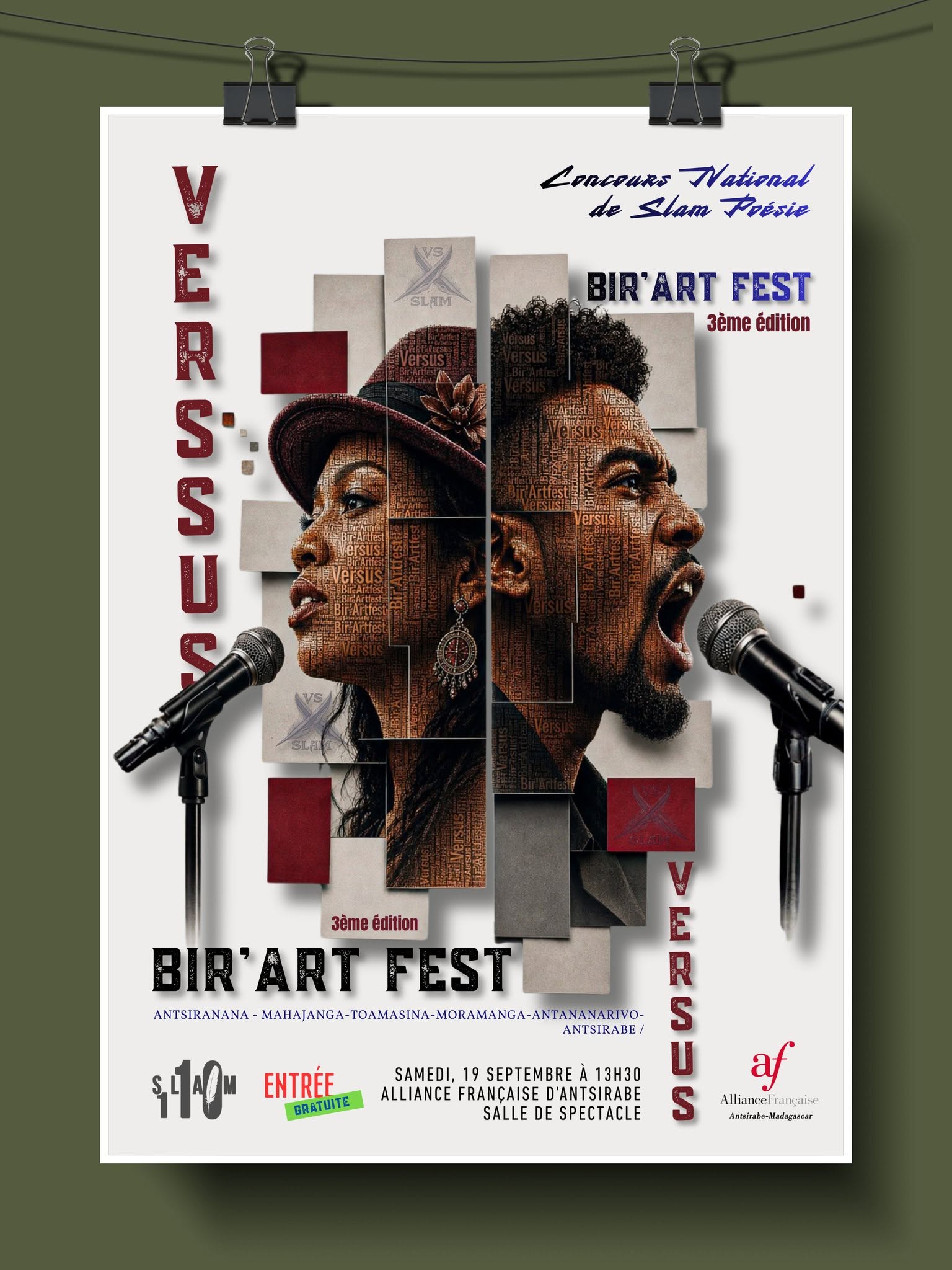 BIR’ART FEST : CONCOURS NATIONAL DE SLAM POÉSIE – 3 ÈME ÉDITION